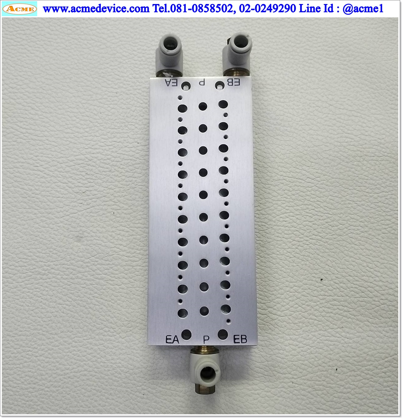 Manifold SMC รุ่น SS5Y3-20-10, 10 station, for Solenoid SY3