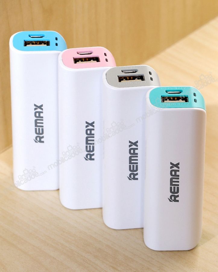 PowerBank REMAX แท้ 2600mAh สีเขียววินเทจ