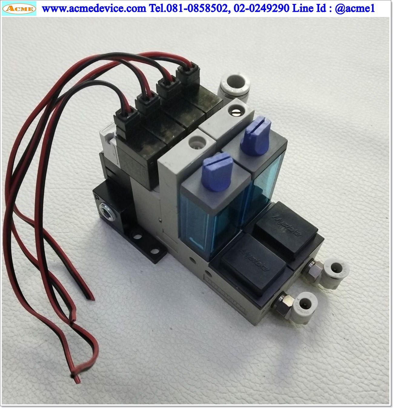 Vacuum Ejector Convum รุ่น MC22 series (2), -87kPa, 24Vdc