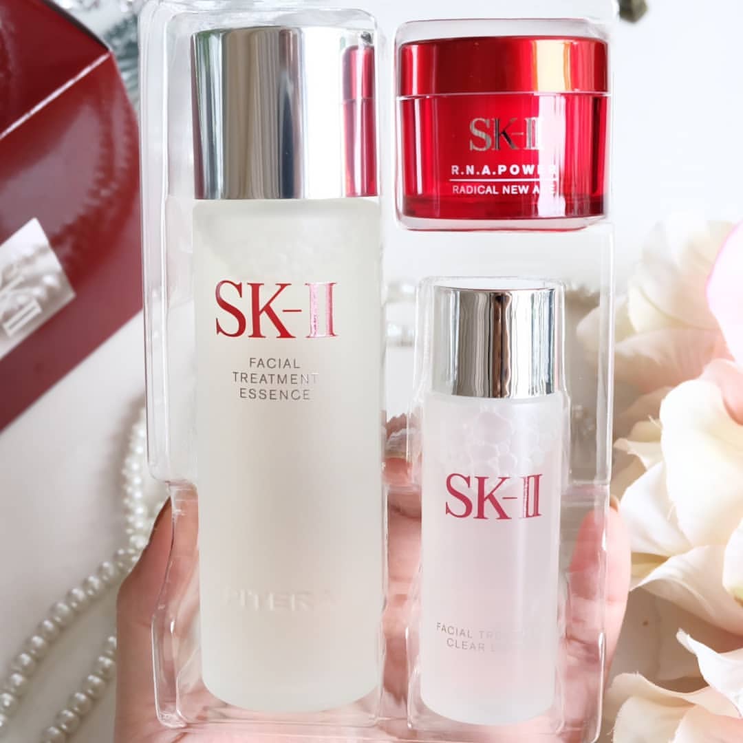 เซ็ทบำรุงผิวเอสเคทู SK-II Set Facital Treatment Essence 75ml + Clear Lotion 30ml + RNA Cream 15ml
