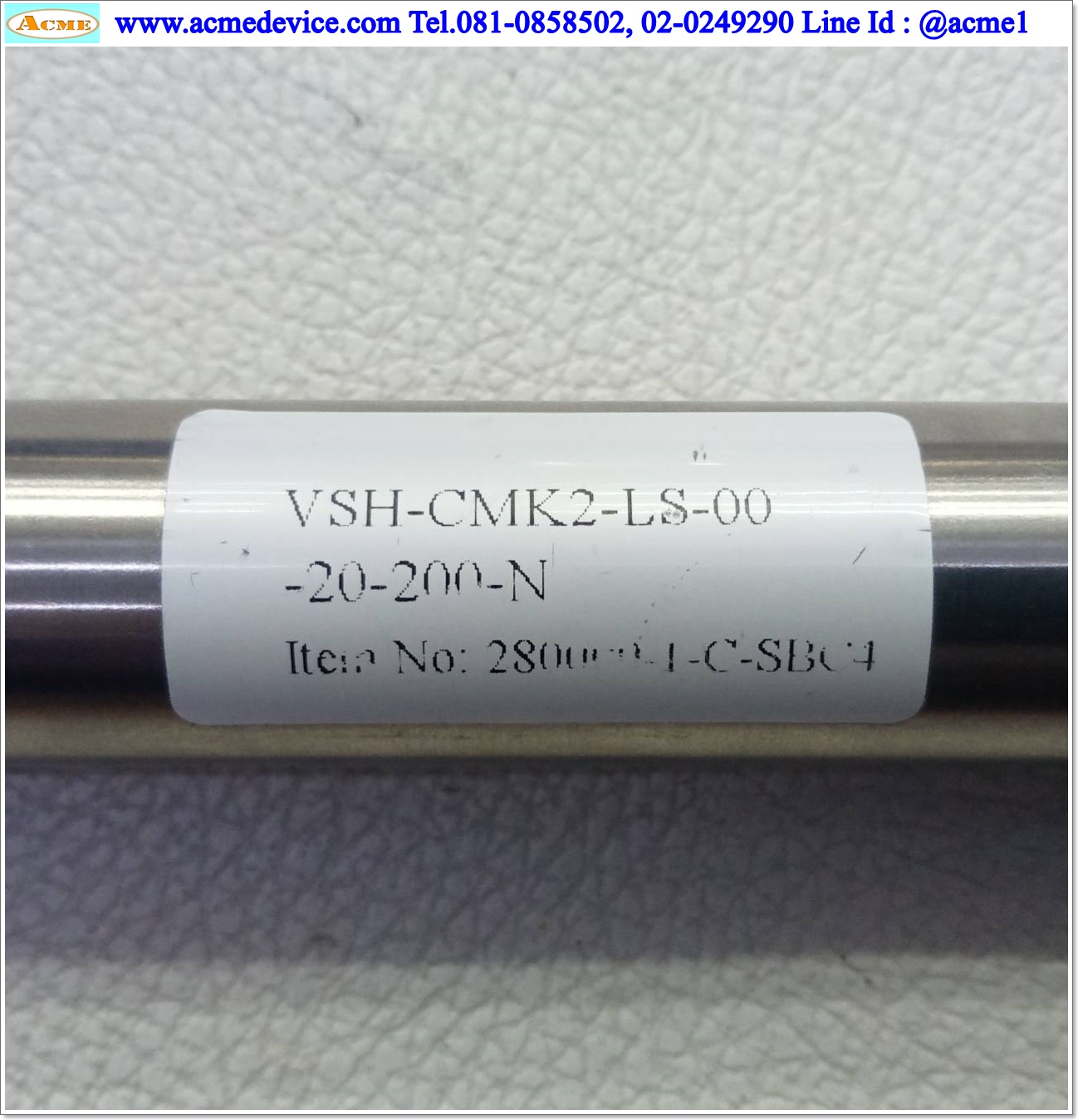 Air Cylinder รุ่น VSH-CMK2-LS-00-20-200-N, Bore 20 mm., Stroke 200 mm.