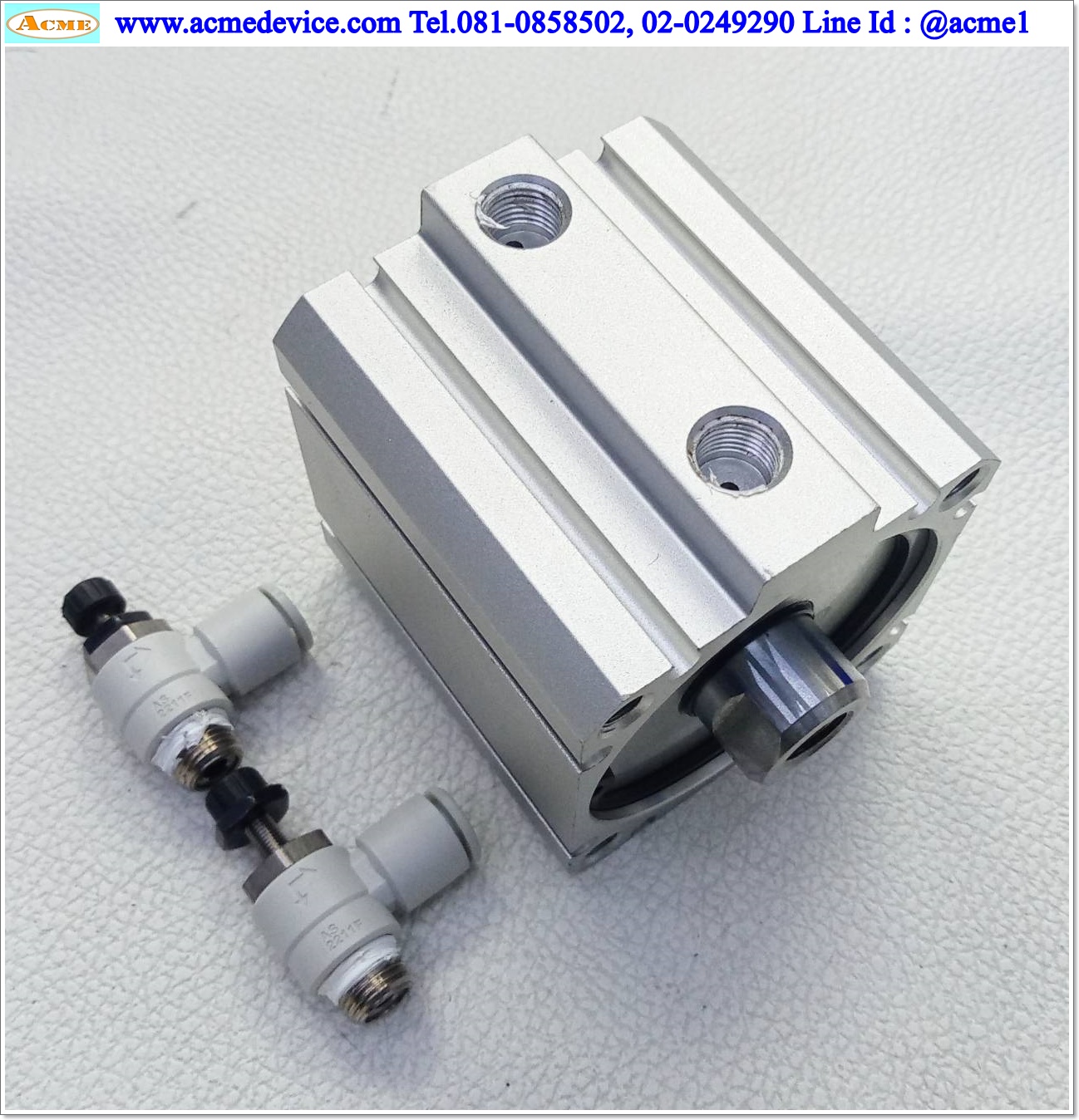 Air Cylinder SMC รุ่น JCDQA50-25, Bore 50 mm., Stroke 25 mm.