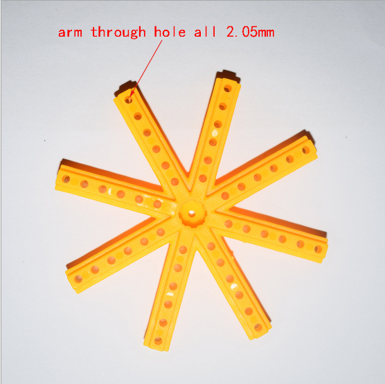 พลาสติก 8 แฉกอเนกประสงค์