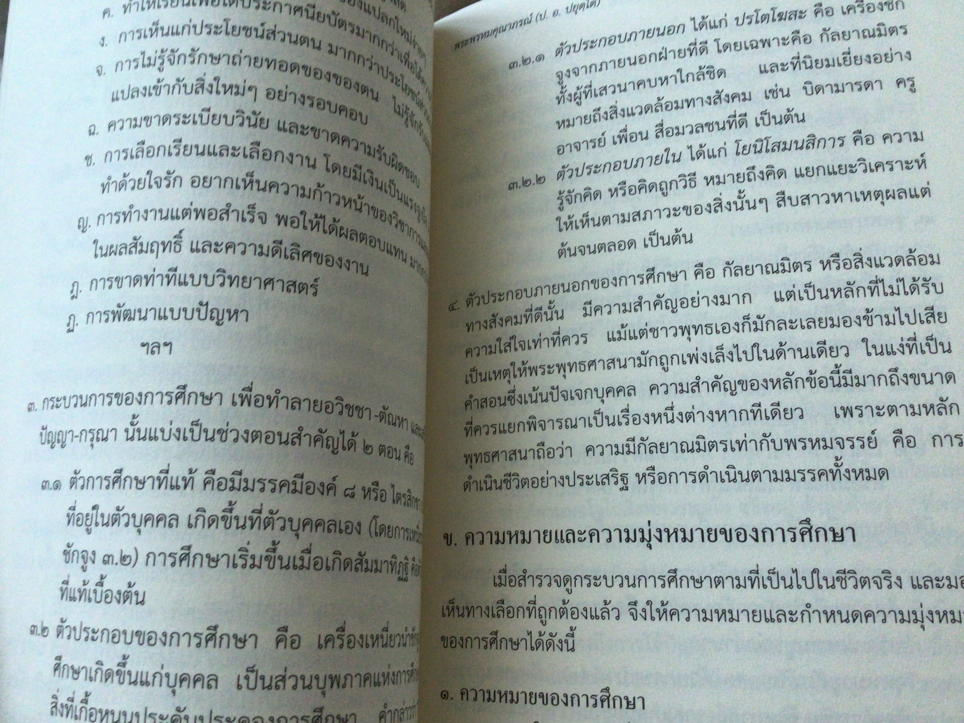 ปรัชญาการศึกษาของไทย พระพรหมคุณาภรณ์ ราคา 50