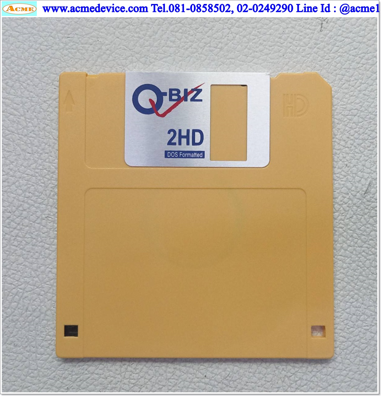 Floppy Disk Q-Biz รุ่น MF-2HD, 2MB, 1.44MB (แผ่น)