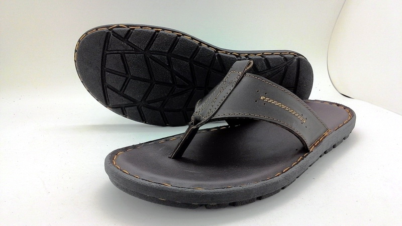 Leather sandals without backstrap (men)