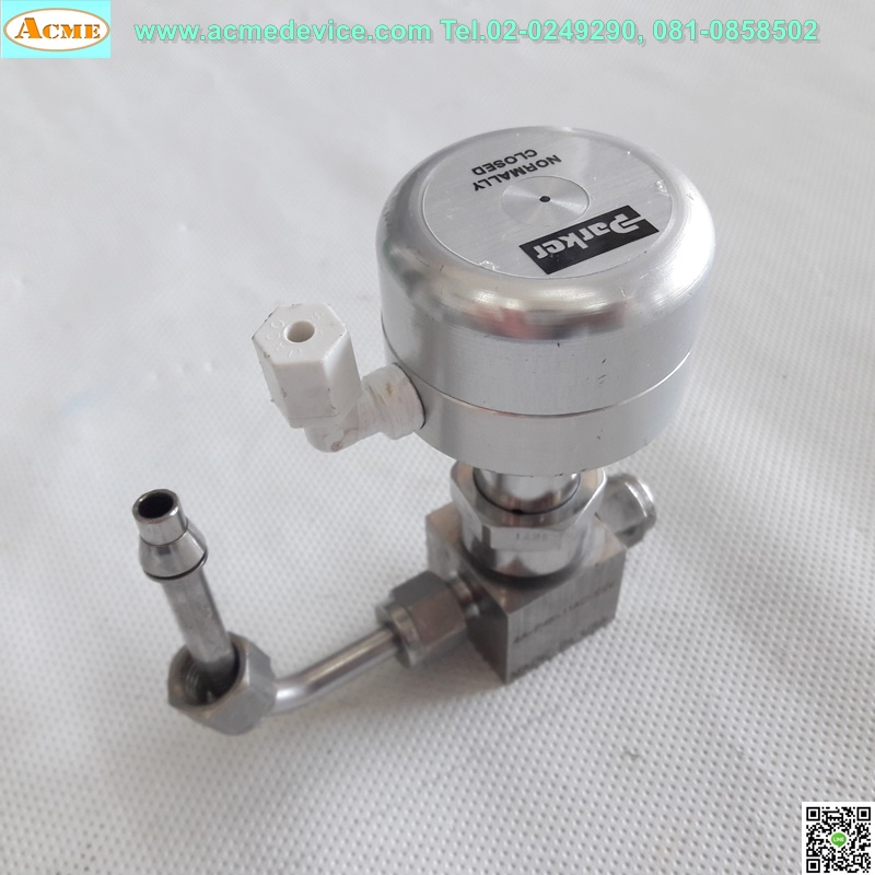 Bellows Valve Parker รุ่น 4A-P4K-11AC-SSV, 1/4"