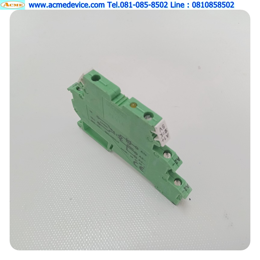 Solid State Relay Phoenix Contact รุ่น DEK-OV-5DC/24DC/3, Input: 5 V DC, Output 3 - 30 V DC/3 A