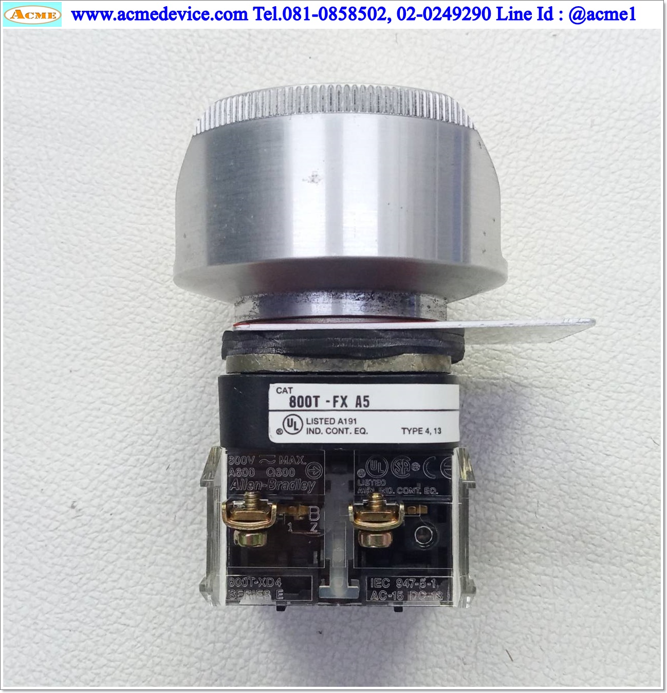 Push Button Switch Allen-Bradley รุ่น 800T-FX A, 30mm