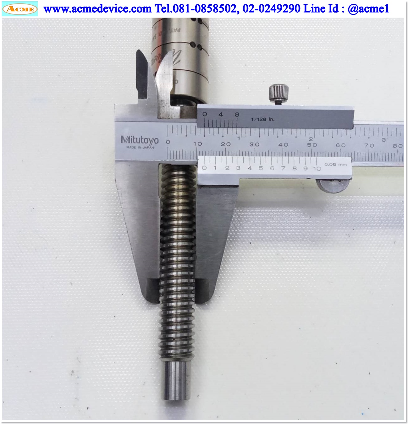 Lead Screw Universal รุ่น 3,977,269, Diameter 1/2", Lead 0.100", Travel 10"