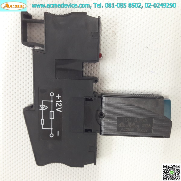 Breaker 1P Phoenix Contact รุ่น TCP-0.25A + Socket ST 4-FSI/C