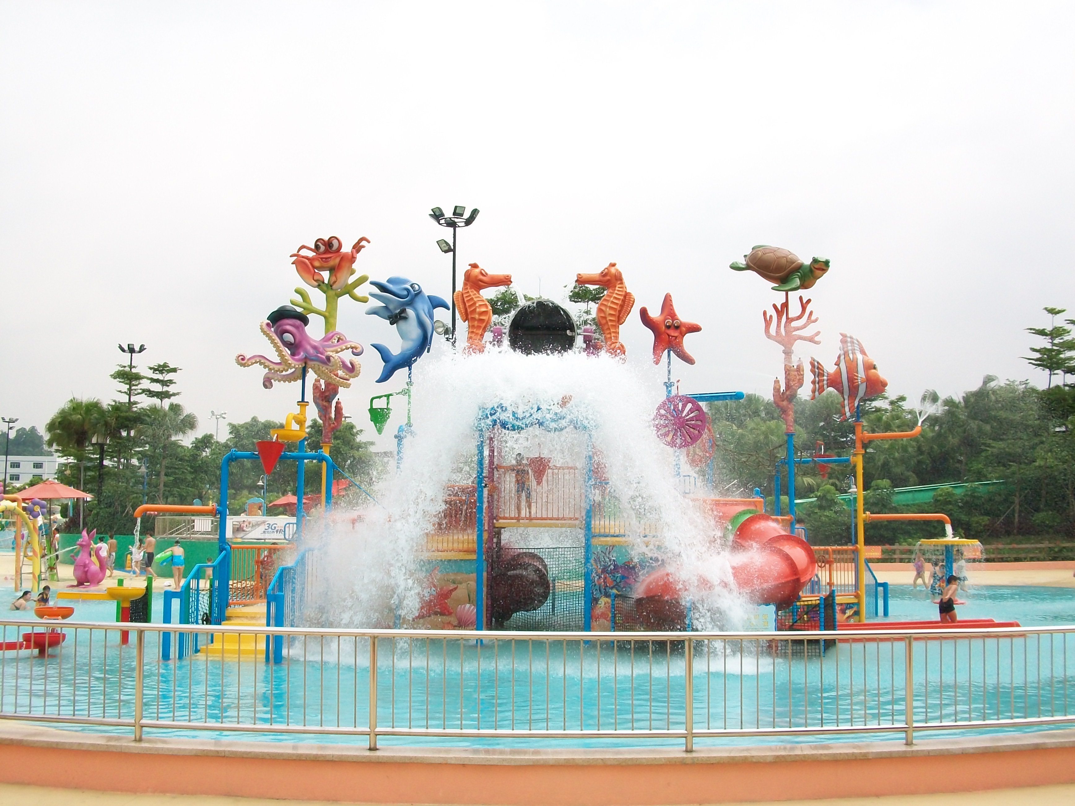 เครื่องเล่นสวนน้ำ ชุด SEA ANIMAL WATER PLAY