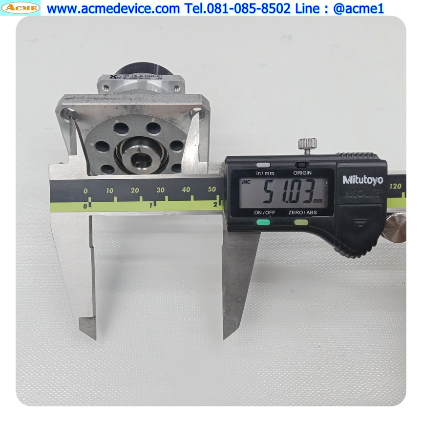 Gear Head Harmonic รุ่น HPG-11B-45-F0999-SP1, Ratio 45:1, เพลาเข้า 8.95 mm