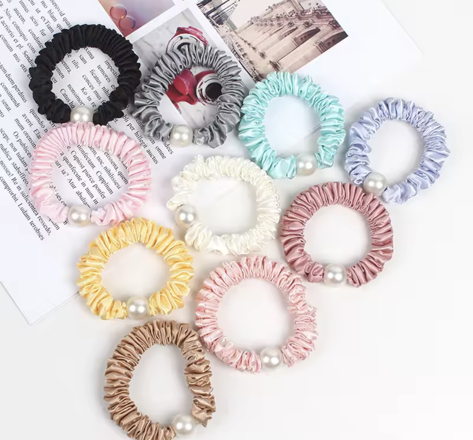 (ของแถม) ยางมัดผมสุ่มลาย