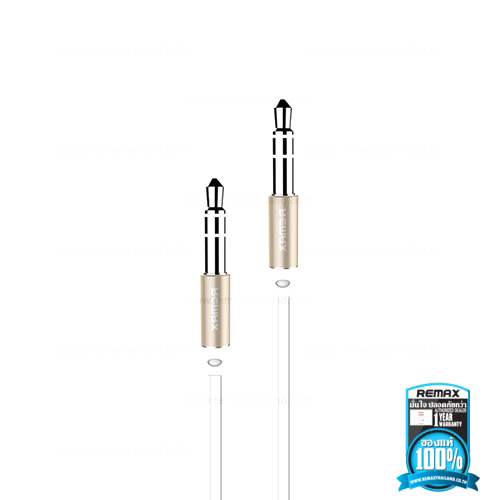 สายแจ็คต่อลำโพง 3.5MM REMAX แท้ (สีขาว) 1เมตร