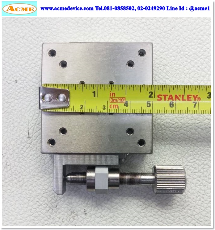 Linear Stage รุ่น 209Q-38814-11, 000001348284-1, ขนาด 50 x 50 mm., Stroke 20 mm.