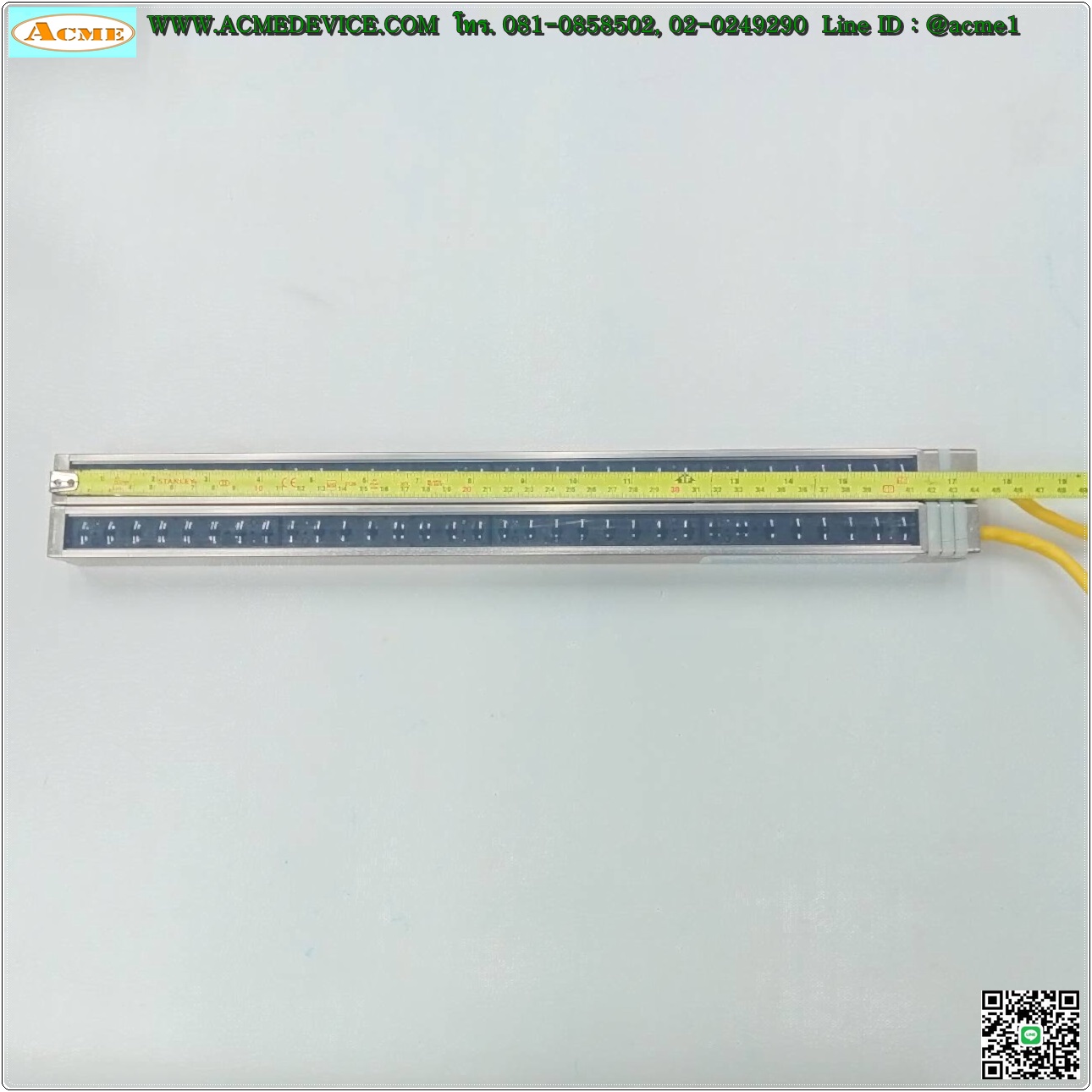 Area Sensor Banner รุ่น USDINT-1T2, USE1612NP2(E) + USR1612NP2(R), ยาว 440 mm