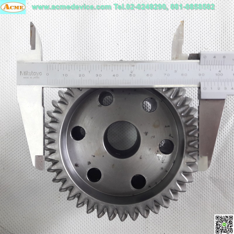 เฟืองดอกจอก 42 ฟัน, ID 25 mm., OD 104 mm.