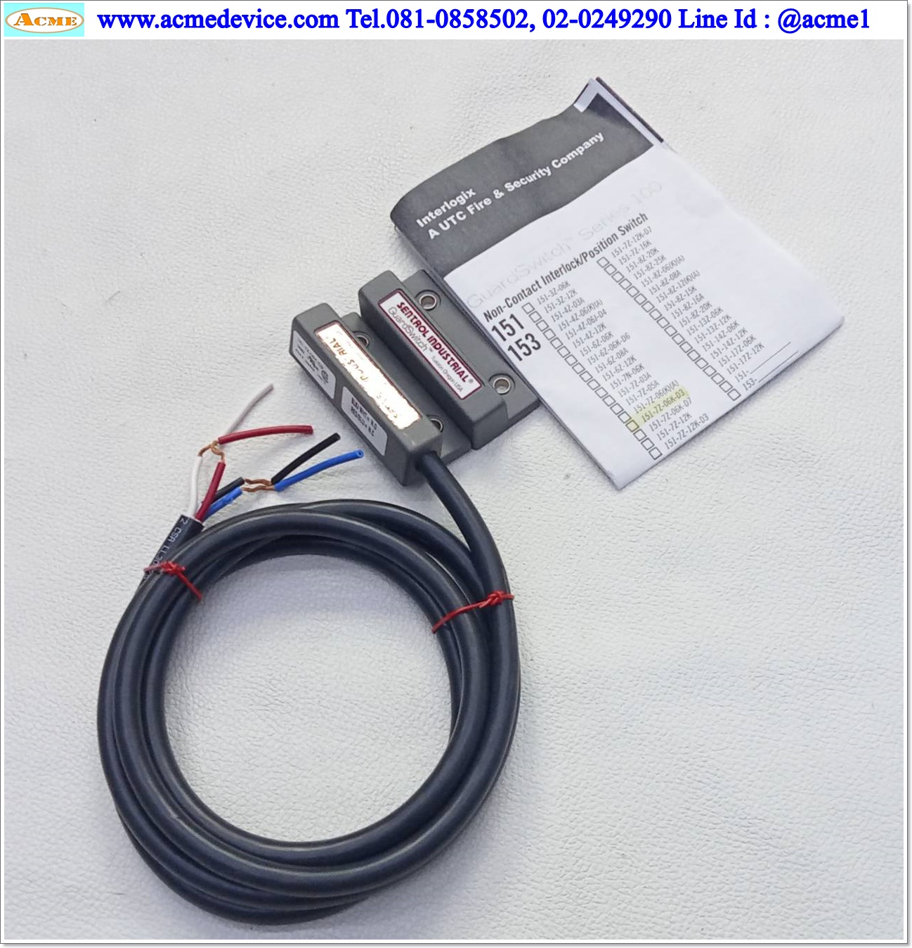 Safety Switch Sentrol Industrial รุ่น 151-7Z-06K-D3