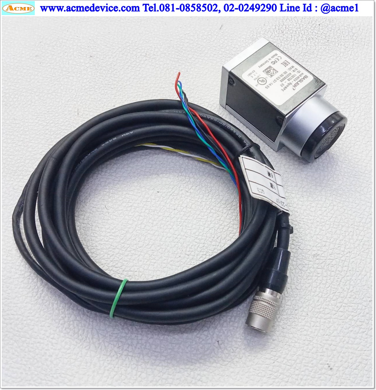 Camera Basler รุ่น acA4024-8gm, acA4024-8gmNPE, Resolution 12.2 MP, 4024 px x 3036 px, Monochom, GigE, C-mount