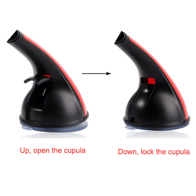 ที่หนีบ/จับ มือถือในรถ แบบดูดติดกระจกรถยนต์ คุณภาพเยี่ยม( สีเหลือง)