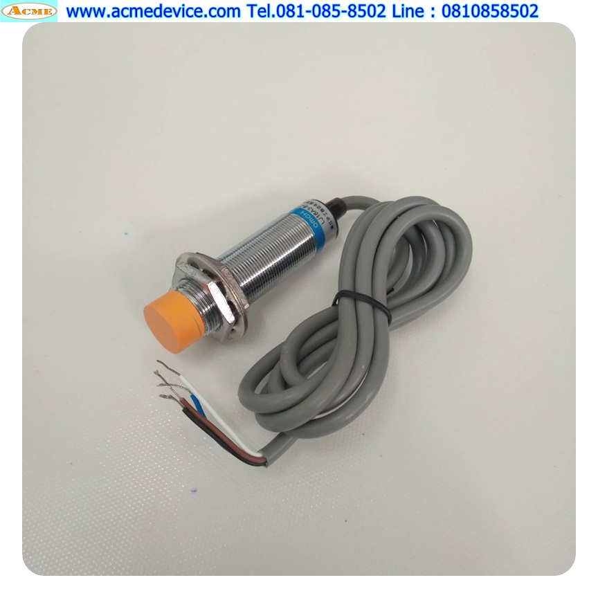 Proximity รุ่น LJ18A3-8-Z/CX, M18, ระยะ 8mm, 4Wire, NPN, NO+NC, Unshielded, Inductive