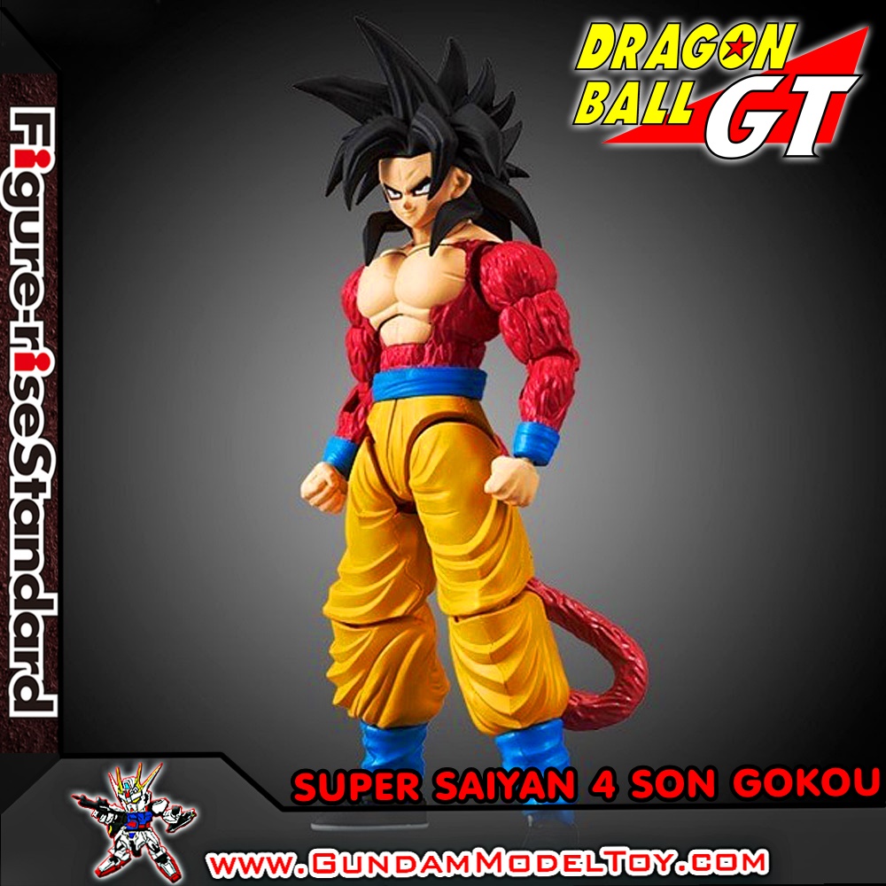 BANDAI ANIME FIGURE-RISE STANDARD SUPER SAIYAN 4 SON GOKOU ฟิกเกอร์ไรส์ สแตนดาร์ด ซุปเปอร์ ไซย่า 4 ซัน โกคู โมเดล การ์ตูน อนิเมะ