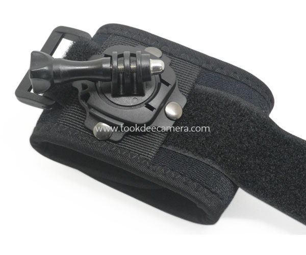 สายรัดข้อมือแบบหมุนได้ 360° สามารถใช้ได้กับกล้องActioncam ทุกรุ่น