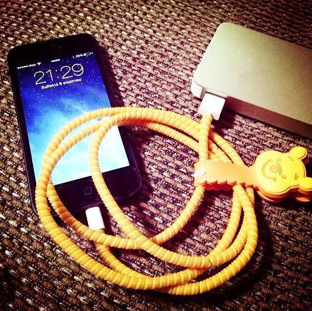 ที่ถนอมสายหูฟัง(เกลียว)กันขาด/หัก