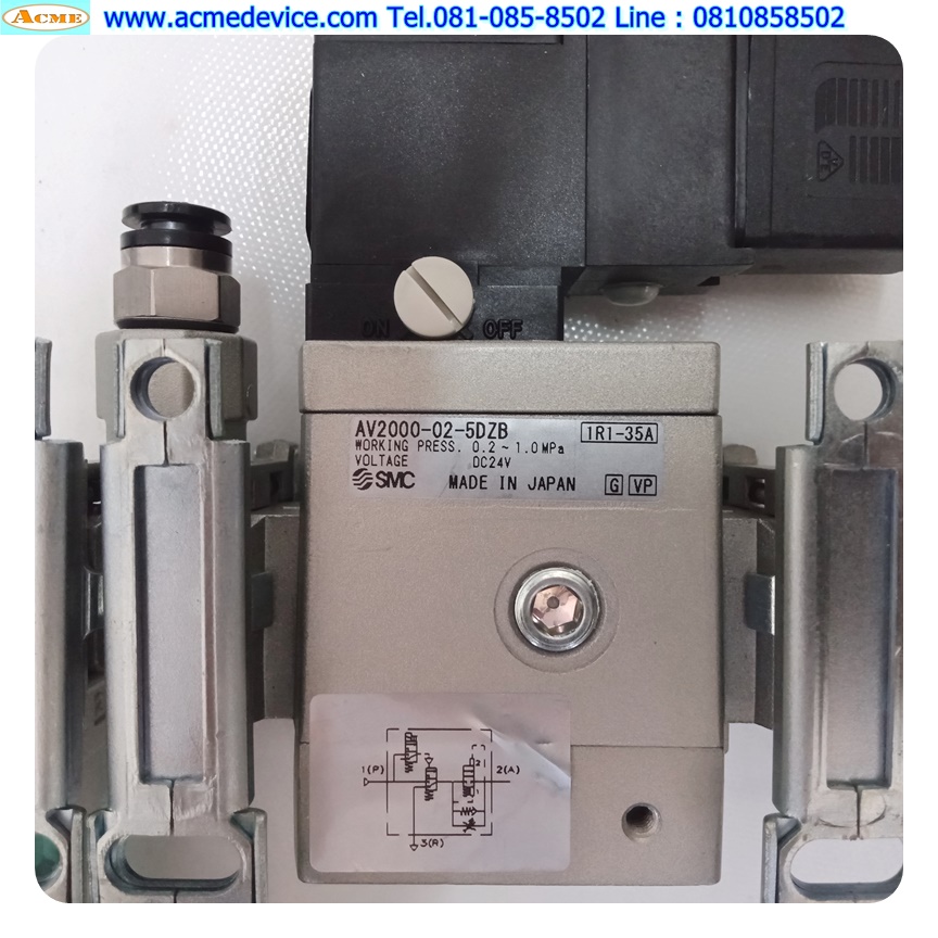 Soft Start SMC รุ่น AV2000-N02-5DZB+AF20-N02-6CZ-A