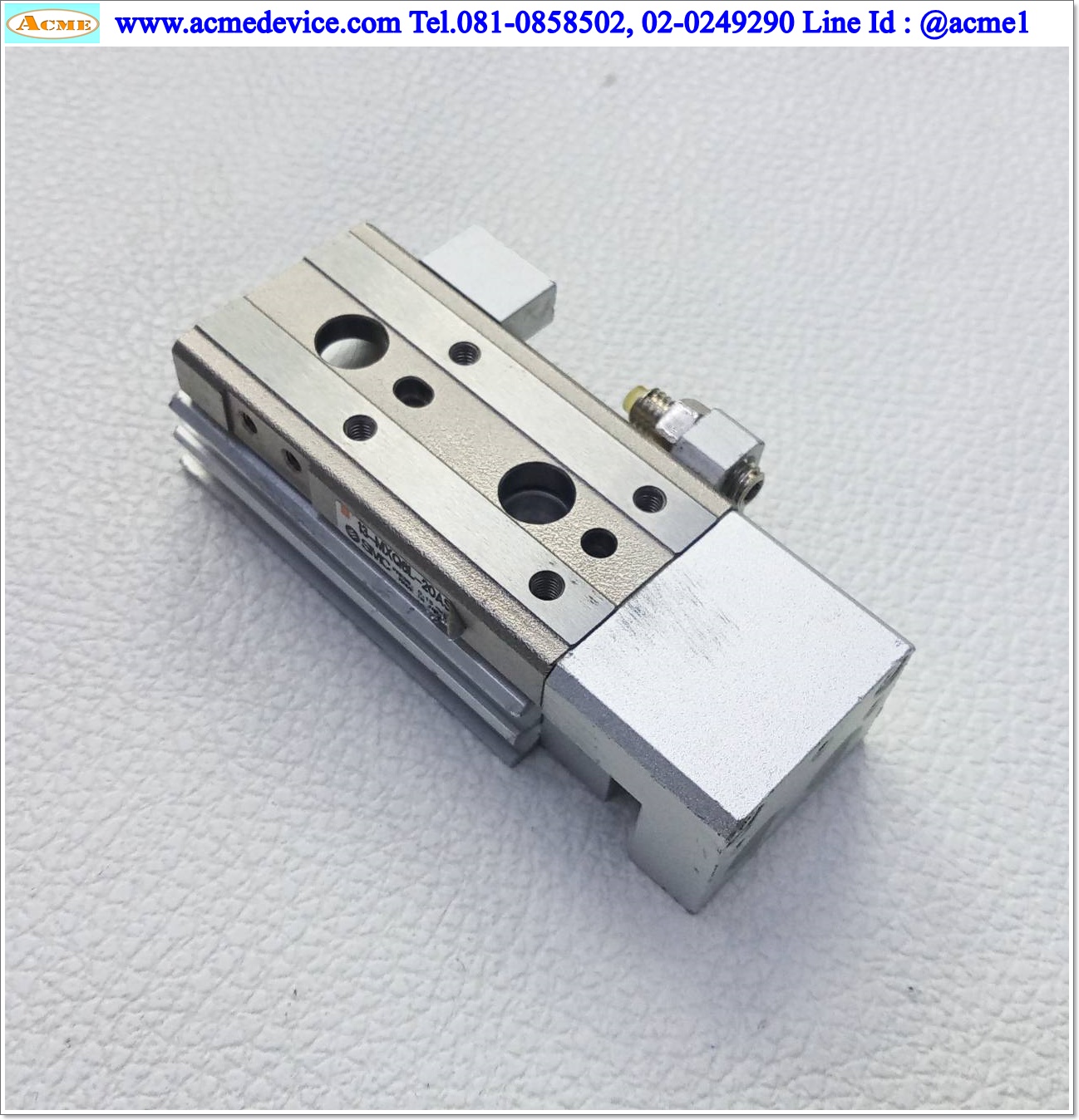 Guided Cylinder SMC รุ่น 13-MXQ6L-20AS, Bore 6 mm., Stroke 20 mm