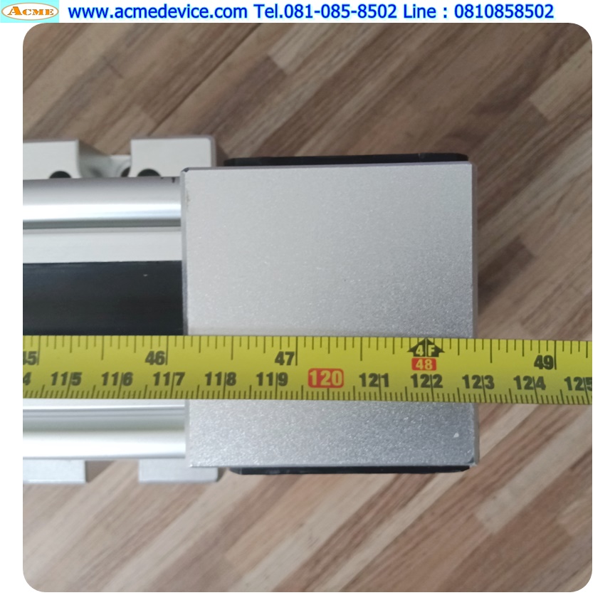 Servo Drive Yaskawa รุ่น SGDV-1R6A01B002000 + SGMJV-02ADL21, 200W & PGX62-H-5ชุดแกนสำเร็จรูป TPC, ขนาด 60 mm. x 1230 mm. x 185 mm., Stroke 963 mm