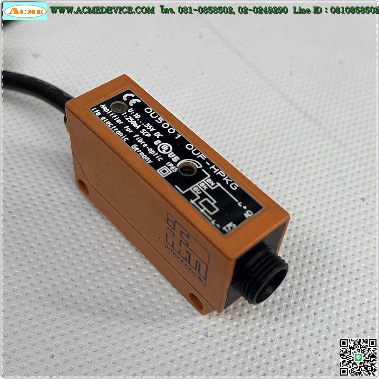 Fiber Amp IFM รุ่น OU 5001 OUF-HPKG, PNP