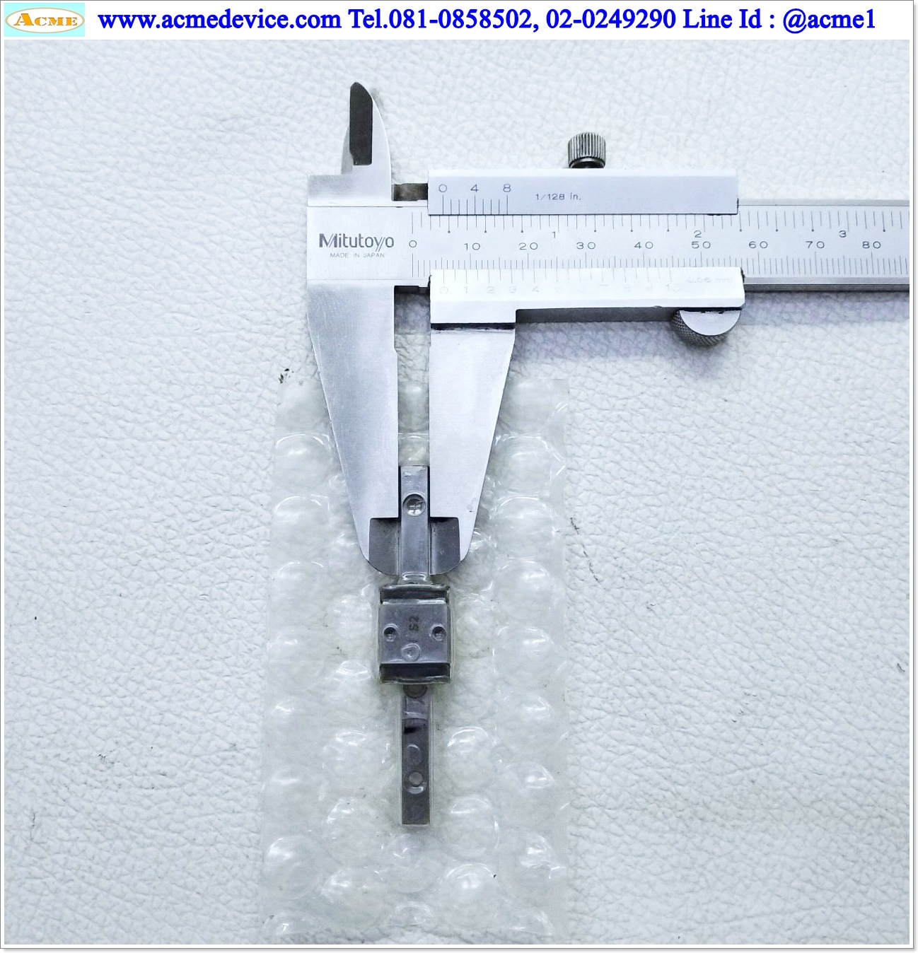 Linear Block and Rail IKO รุ่น HS2, รางสไลด์ขนาด 5 x 59 mm.