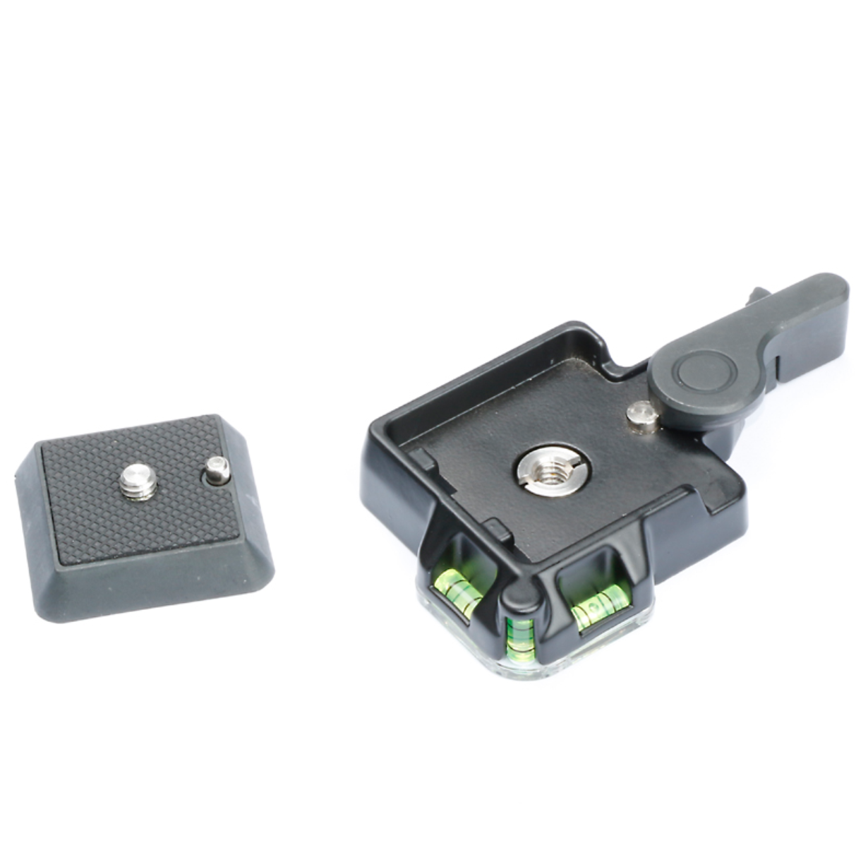 QR-40 Quick Release Plate มีระดับน้ำ สำหรับใส่กันสั่น กิมบอล ขาตั้งกล้อง