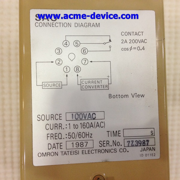 Current Sensor Omron รุ่น SAO-S