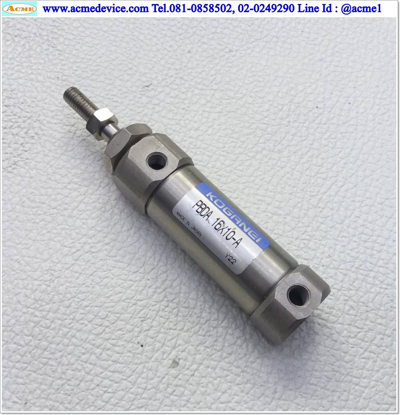 Air Cylinder KOGANEI รุ่น PBDA 16x10-A, Bore 16, Stoke 10 mm.