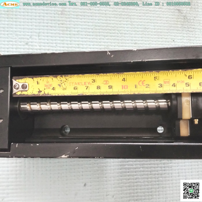 แกนสําเร็จรูป Ball Screw ??? รุ่น ???, ขนาด 86 mm x 315 mm, Stroke 135 mm, แกนโต 15 mm, Pit 10 mm, แกนเพลา 10 mm