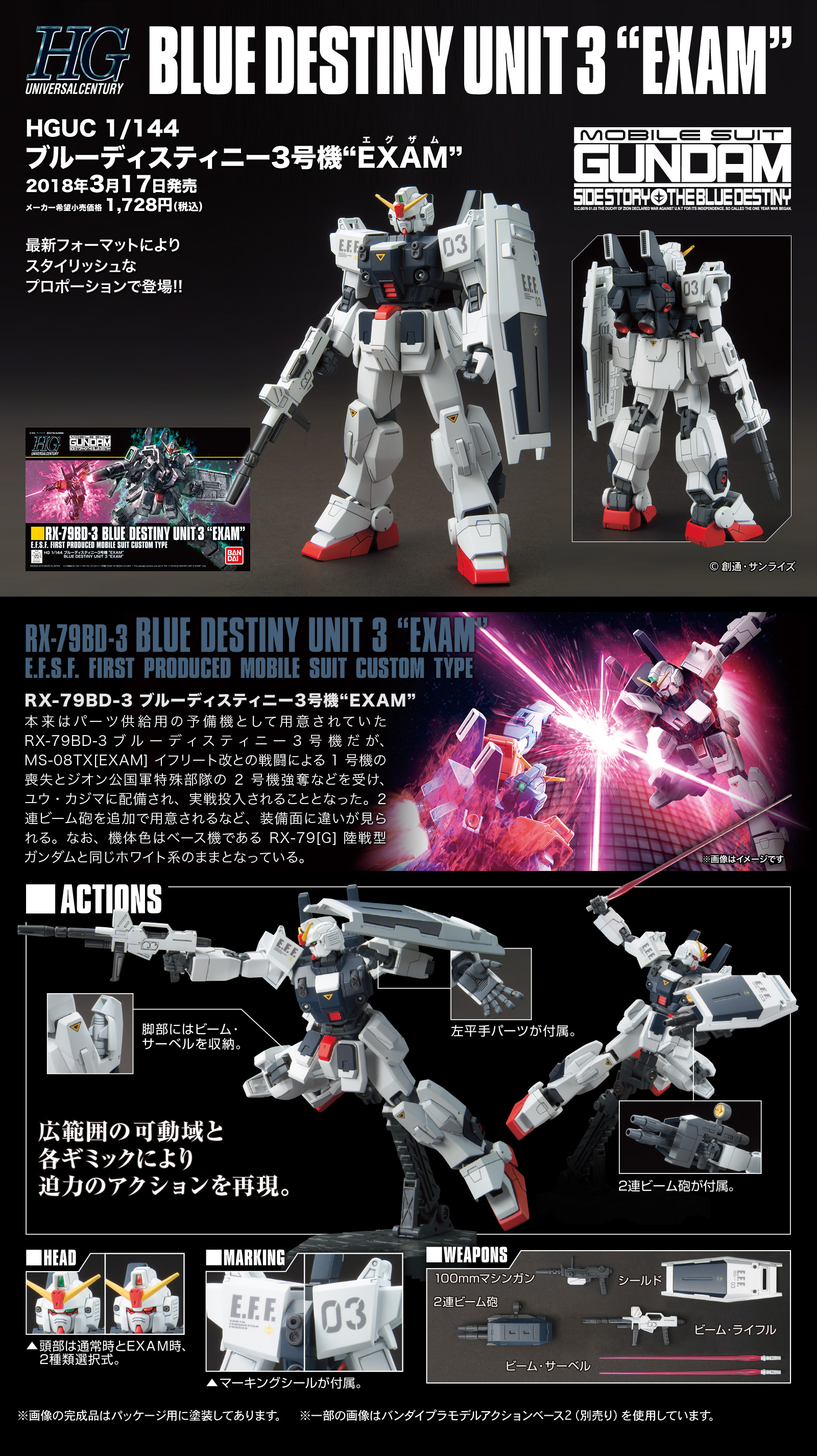 HG BLUE DESTINY UNIT3 