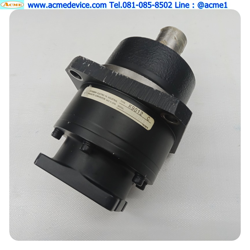 Gear Head Mitsubishi รุ่น K9012, Ratio 12:1 (เพลาเข้า 14 mm, ออก 25 mm) for 200w, 400w