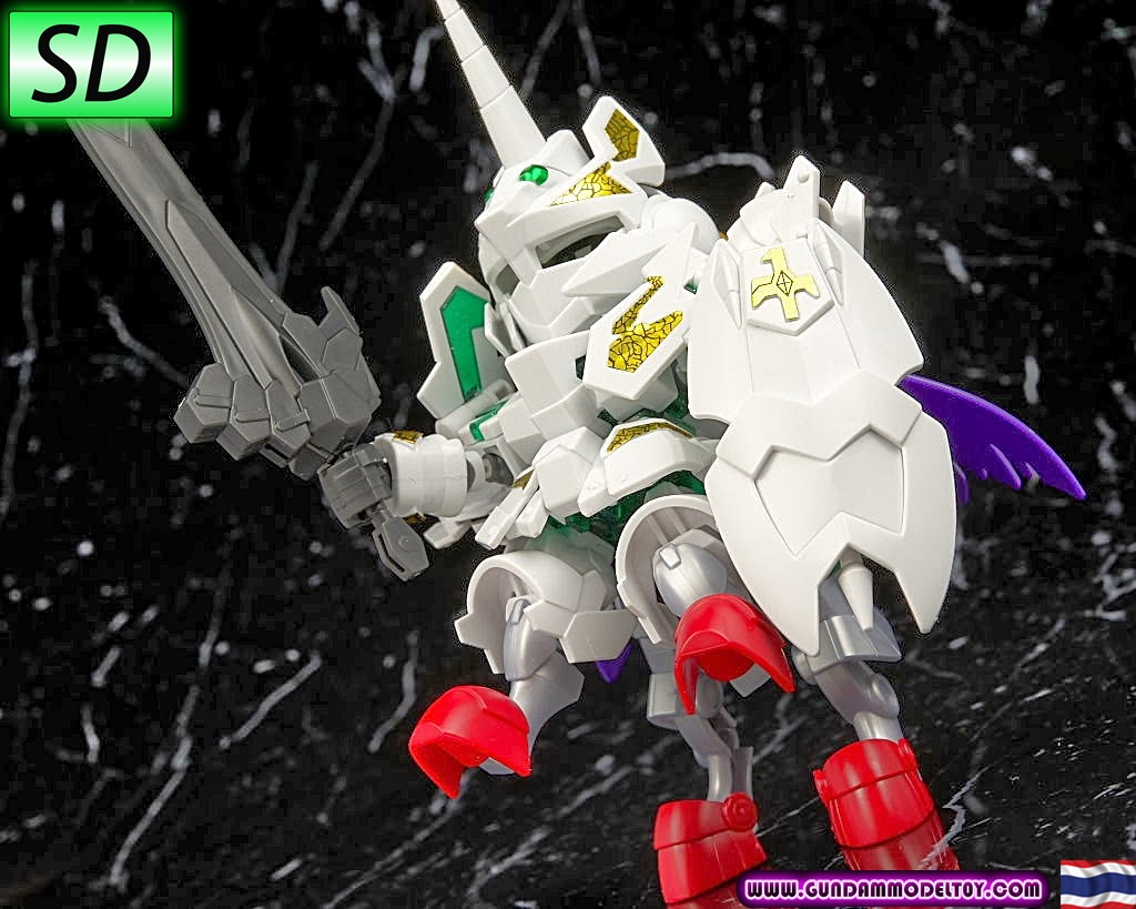 BANDAI SD BB385 LEGEND KNIGHT UNICORN GUNDAM ลีเจนด์ ไนท์ ยูนิคอร์น กันดั้ม โมเดล กันดั้ม กันพลา ร้านพีเอสทอยแลนด์