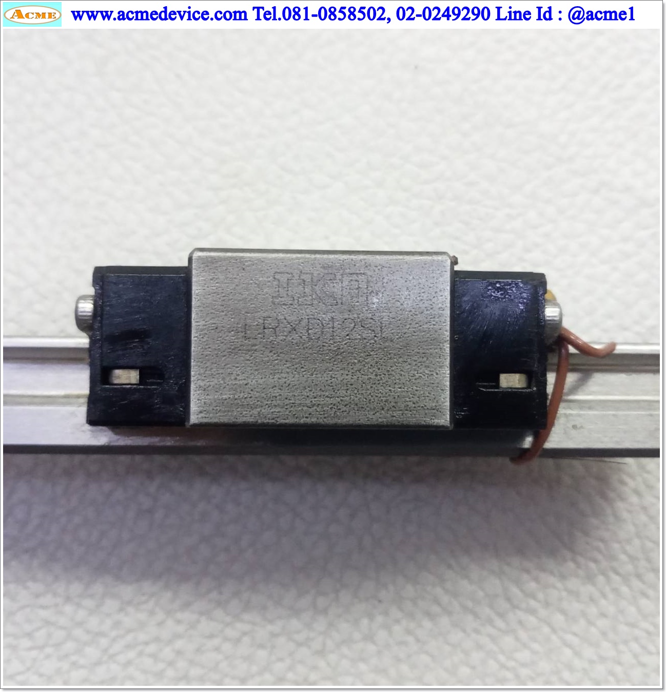 Linear Block and Rail IKO รุ่น LRXD12SL, รางสไลด์ขนาด 12 mm x 240 mm. (2 Block) (ขาว)