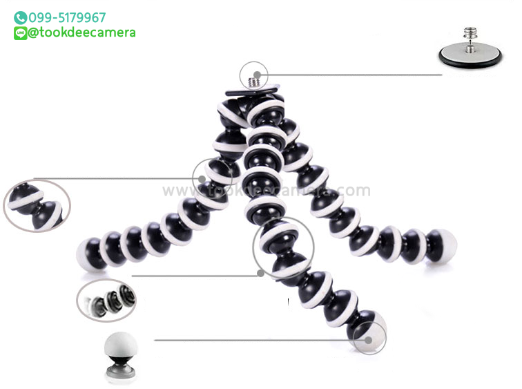 ขาตั้งกล้องหนวดปลาหมึก สำหรับมือถือหรือกล้อง DSLR