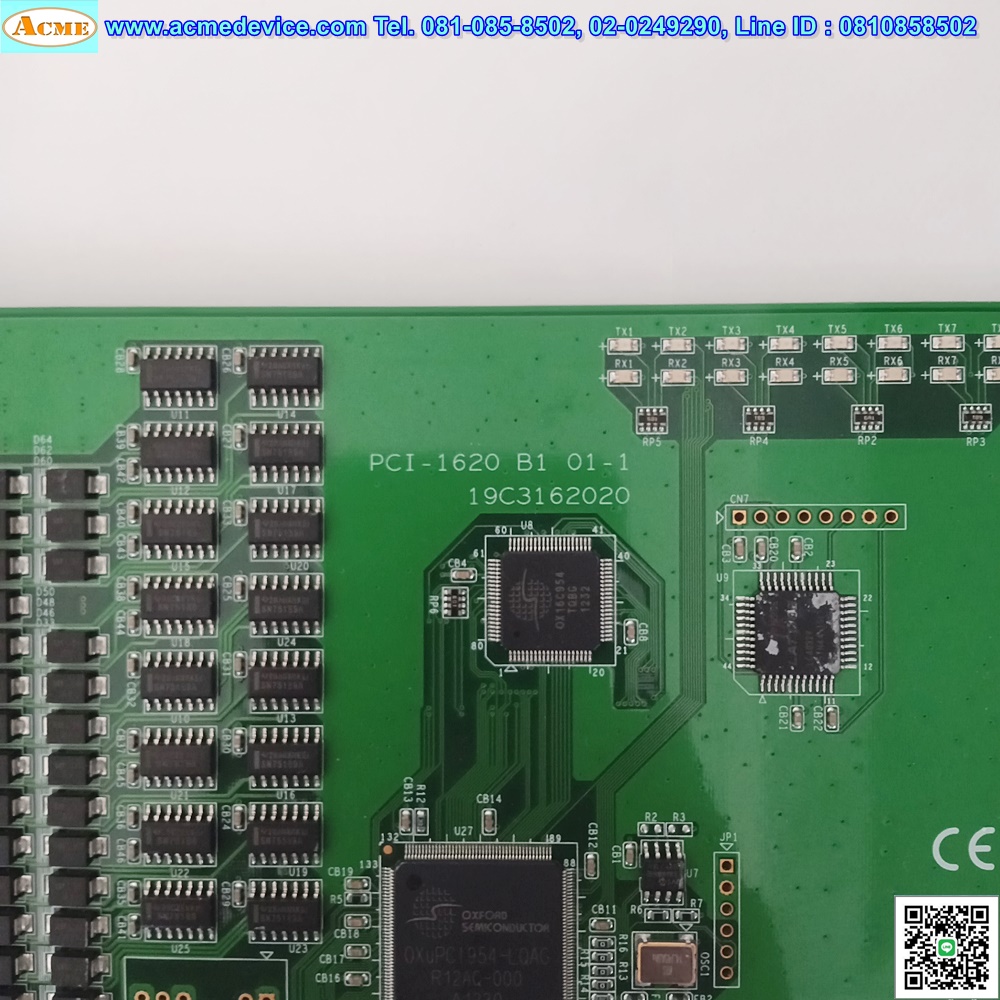 Board PCI-1620B101-1, 8 Port