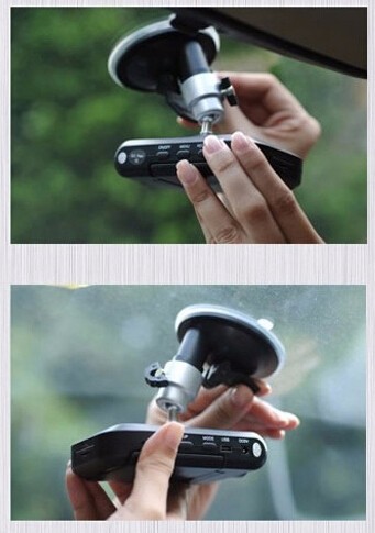 กล้องติดรถ 2.5" 6 LED Night Vision HD DVR รุ่น DVRF198B (สีดำ)