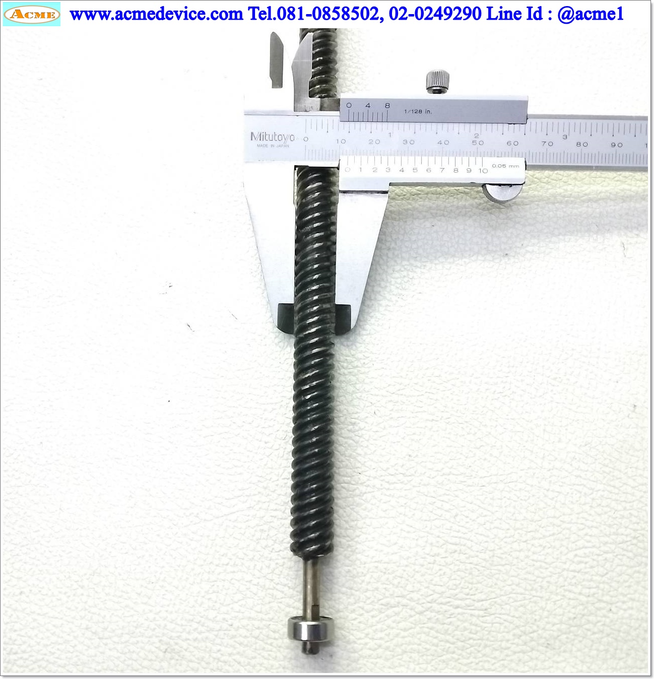 Lead Screw ขนาดเพลา 12 mm. x 730 mm., Stroke 610 mm., Pit 12 mm.