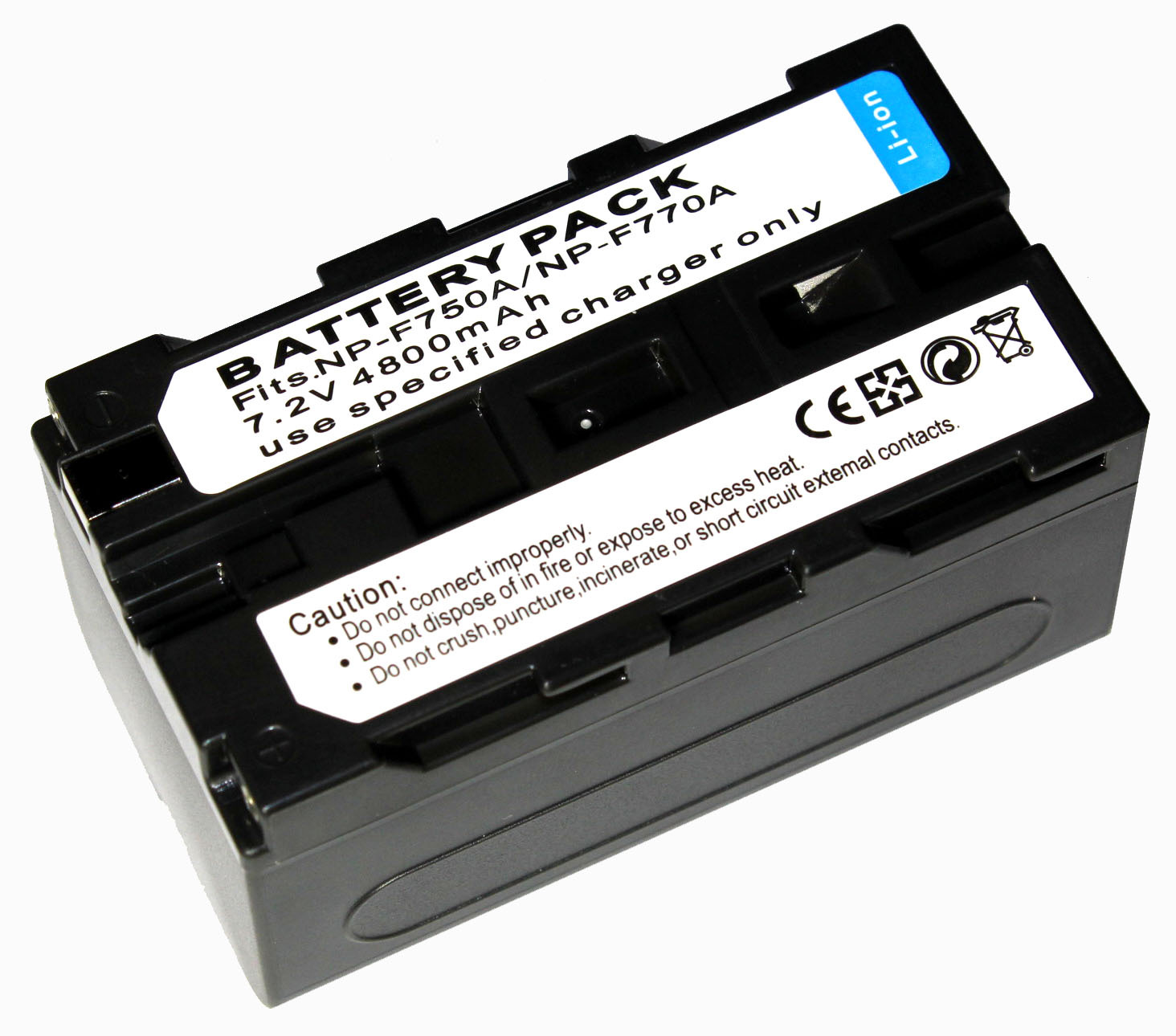 แบตเตอรี่เทียบ Sony NP-F750/NP-F770 4400mAh ใช้สำหรับไฟLED Yongnuo YN300 YN600 ราคาถูก