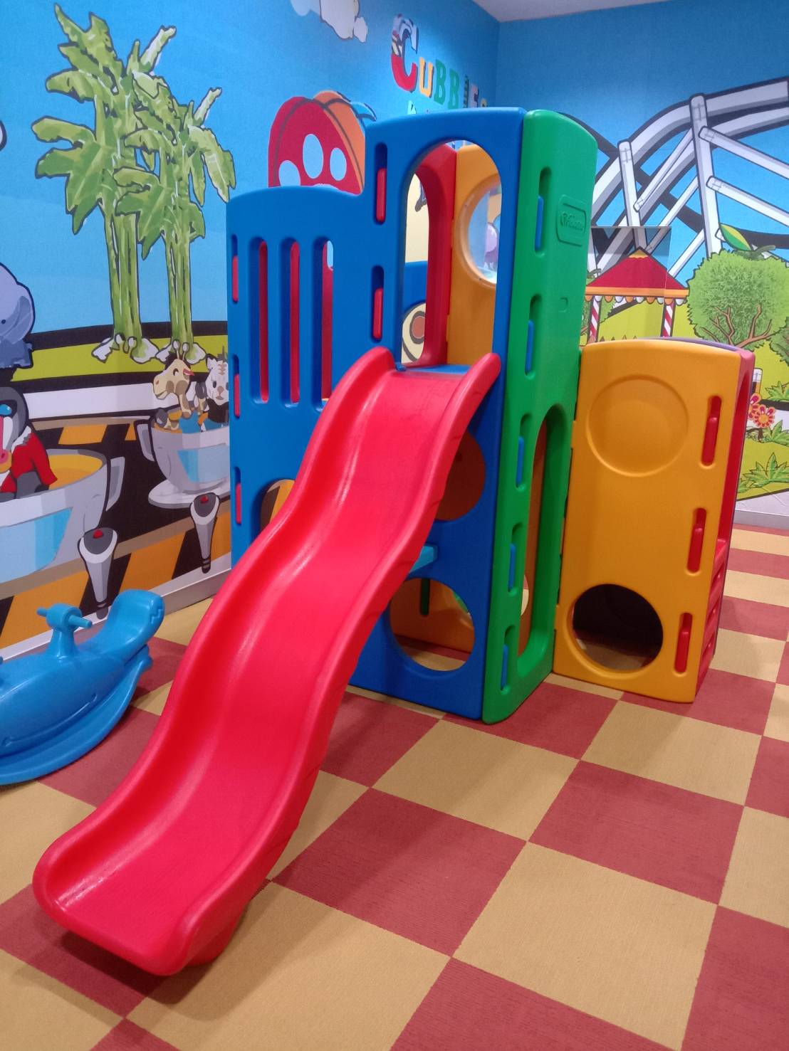 หอคอยลึกลับ หอคอยพร้อมสไลเดอร์ 2 ทาง