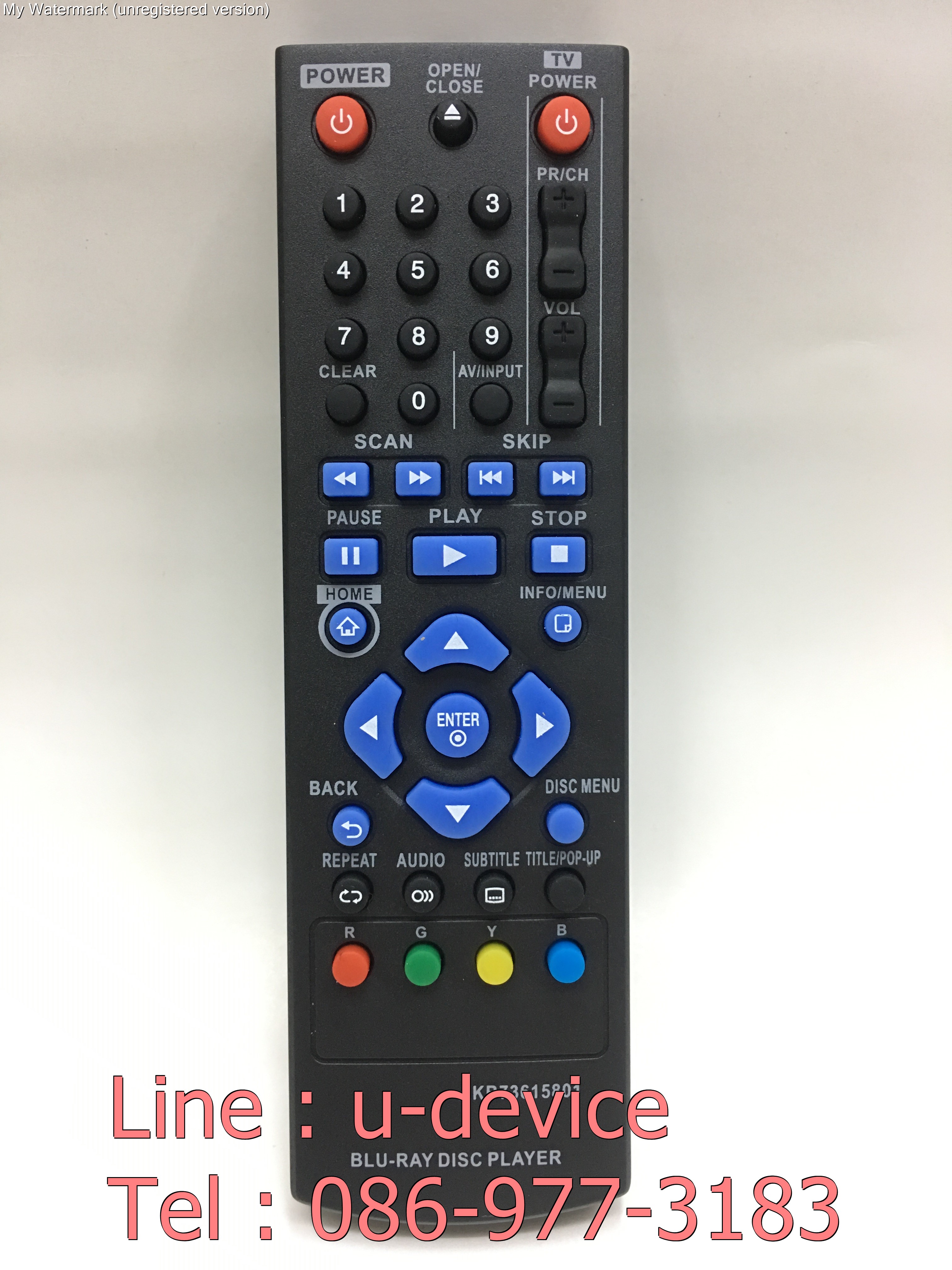 รีโมทบลูเรย์ LG รุ่น5801
