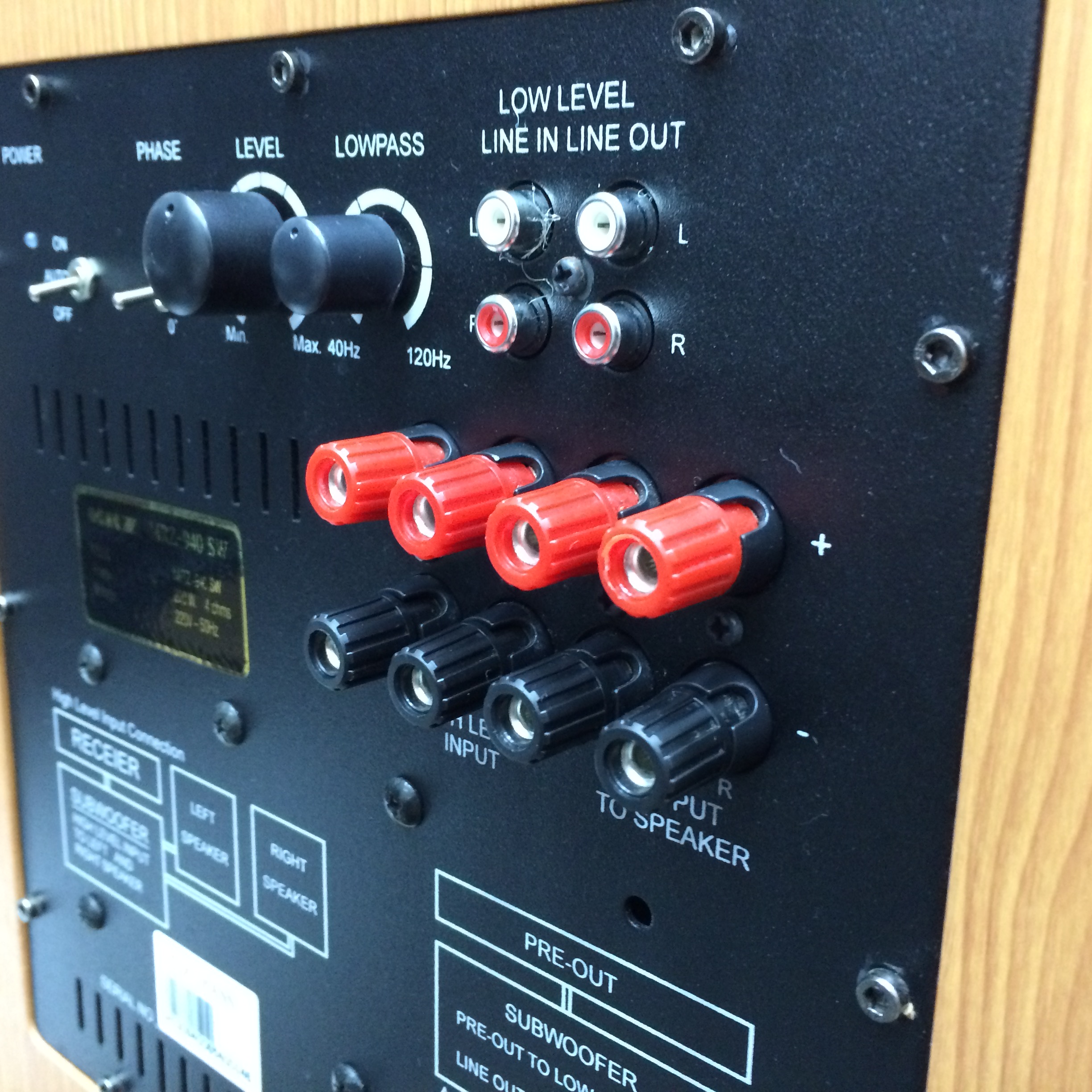 ซับวูฟเฟอร์ 10 นิ้ว MRZ-940SW 10" Subwoofer